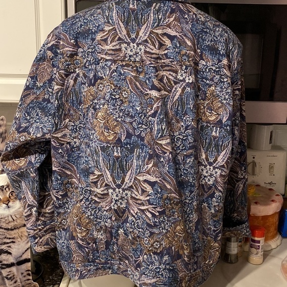 T womens Westbound 11 casual stretch long sleeve plus size denim jacket 3X - Picture 2 of 4